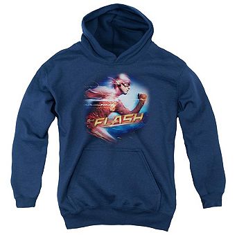 The Flash Fastest Man Youth Pull Over Hoodie