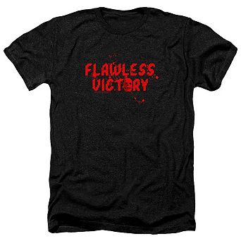 Mortal Kombat Klassic Flawless Victory Adult Heather T-shirt