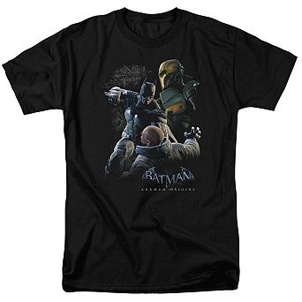 Batman Arkham Origins Punch Short Sleeve Adult T-shirt