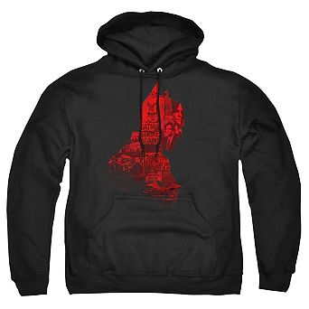 The Batman (2022) News Silhouette Adult Pull Over Hoodie