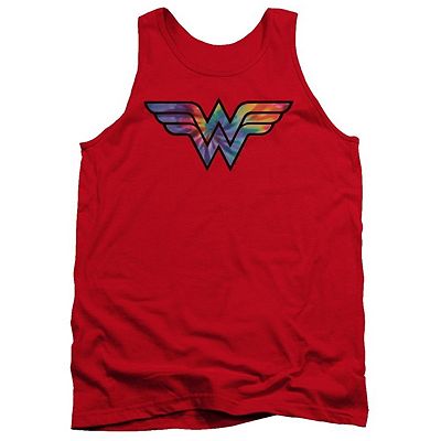 Débardeur Wonder Woman Tie-dye Rose Et Bleu - Femme, Taille XL, Ouvert Sur Les Côtés, Neuf Avec étiquettes