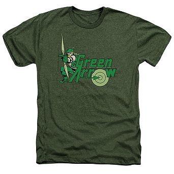 Dc Comics Green Arrow Green Arrow Adult Heather T-shirt