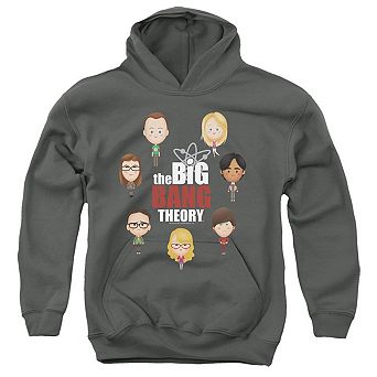 Big Bang Theory Emojis Youth Pull Over Hoodie