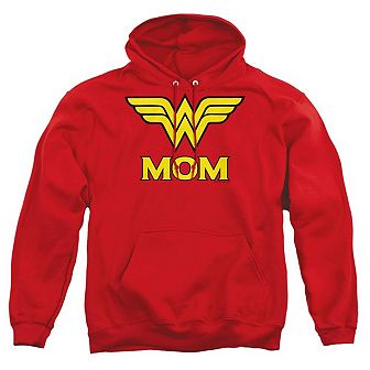 Dco Wonder Woman Mom Adult Pull Over Hoodie
