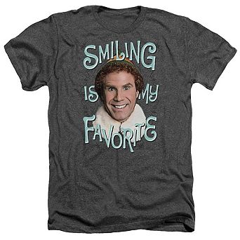 Elf Smiling Adult Heather T-shirt
