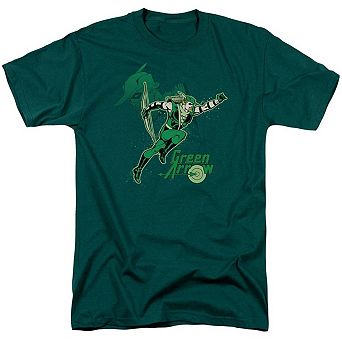 Dc Comics Green Arrow Green Arrow In Action Short Sleeve Adult T-shirt