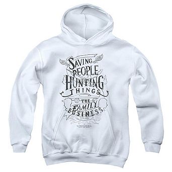 Supernatural Family Business Youth Pull Over Hoodie