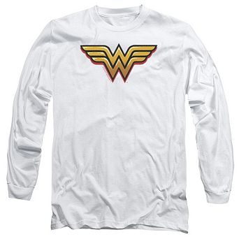 Dc Comics Wonder Woman Airbrush Ww Long Sleeve Adult T-shirt