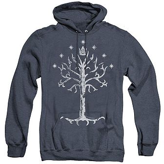 Lord Of The Rings Tree Of Gondor Adult Heather Hoodie