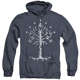 Lord Of The Rings Tree Of Gondor Adult Heather Hoodie