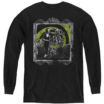 Beetlejuice Here Lies Youth Long Sleeve Sweatshirt