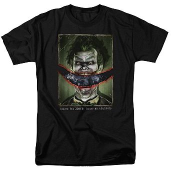 Batman Arkham Asylum Split Lip Short Sleeve Adult T-shirt
