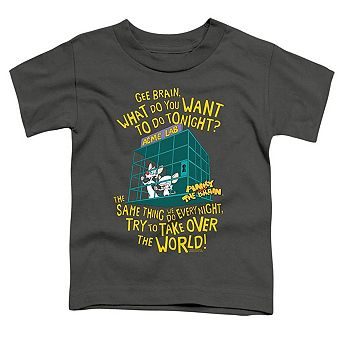 Pinky And The Brain The World Short Sleeve Toddler T-Shirt