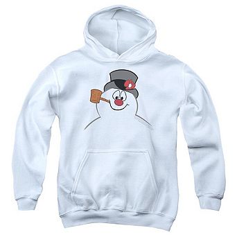 Frosty The Snowman Frosty Face Youth Pull Over Hoodie