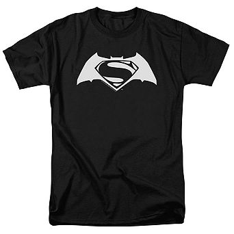 Sticker & Shirt Batman V Superman Simple Logo Short Sleeve Adult T-Shirt