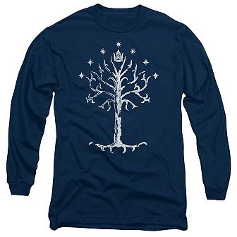 Lord Of The Rings Tree Of Gondor Long Sleeve Adult T-shirt