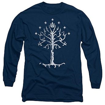 Lord Of The Rings Tree Of Gondor Long Sleeve Adult T-shirt