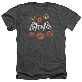 Batman Classic Tv Sound Effects Adult Heather T-shirt