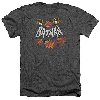 Batman Classic Tv Sound Effects Adult Heather T-shirt
