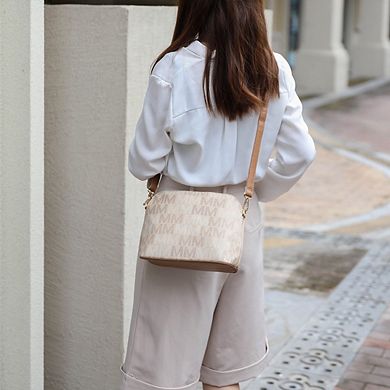 MKF Collection Hattie 3-in-1 Tote Bag M Signature by Mia K- 3 pieces