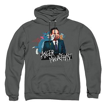 Tom And Jerry Movie Anger Management Adult Pull Over Hoodie