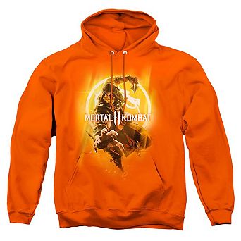 Mortal Kombat 11 From The Flames Adult Pull Over Hoodie