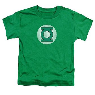 DC Comics Green Lantern Green Lantern Logo Distressed Short Sleeve Toddler T-Shirt