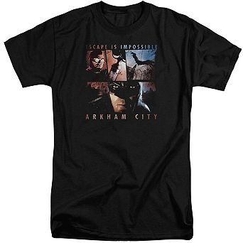 Batman Arkham City Escape Is Impossible Short Sleeve Adult Tall T-shirt