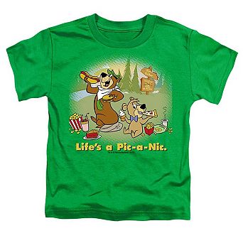 Yogi Bear Lifes A Pic A Nic Short Sleeve Toddler T-Shirt