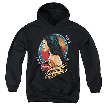 Wonder Woman 84 Warrior 84 Youth Pull Over Hoodie