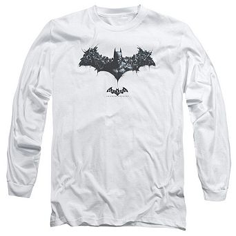 Batman Arkham Origins Bat Of Enemies Long Sleeve Adult T-shirt