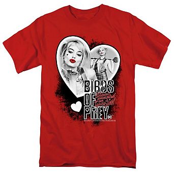 Birds Of Prey Heart Harley Short Sleeve Adult T-shirt