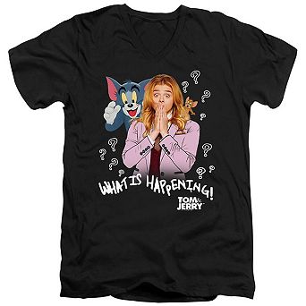 Tom And Jerry Movie What Is Happening Short Sleeve T-shirt