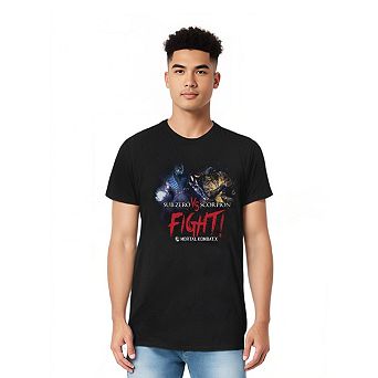 Mortal Kombat X Fight Short Sleeve Adult T-shirt