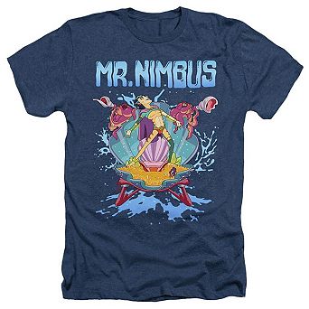 Rick And Morty Mr. Nimbus Design Adult Heather T-shirt