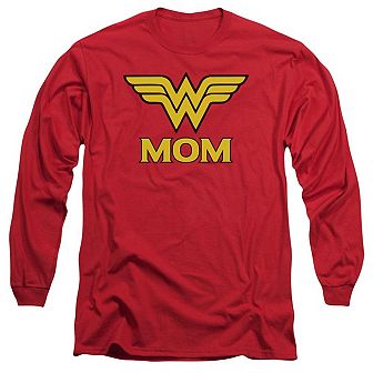 Dco Wonder Woman Mom Long Sleeve Adult T-shirt