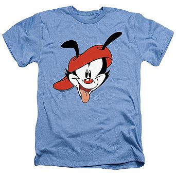 Animaniacs Wakko Head Adult Heather T-shirt