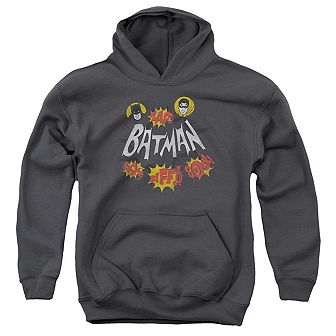 Batman Classic Tv Sound Effects Youth Pull Over Hoodie