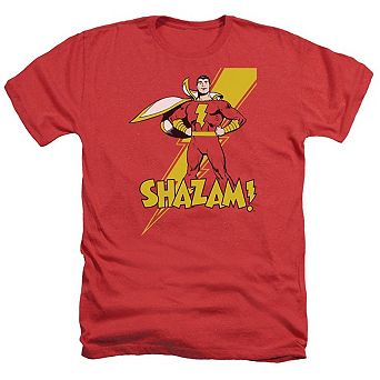 Dc Comics Shazam Shazam Adult Heather T-shirt