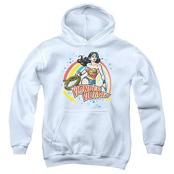 Wonder Woman Wonder Airbrush Youth Pull Over Hoodie