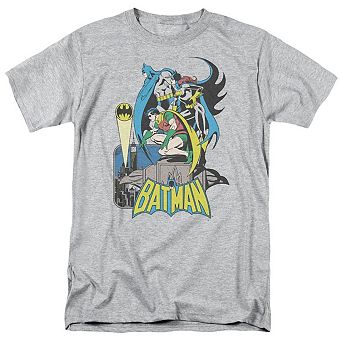 Dc Comics Batman Heroic Trio Short Sleeve Adult T-shirt