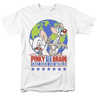 Pinky And The Brain Campaign Short Sleeve Adult T-shirt