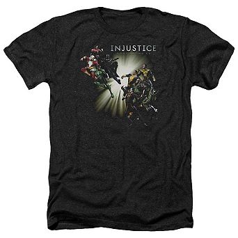 Injustice Gods Among Us Good Vs Evils Adult Heather T-shirt