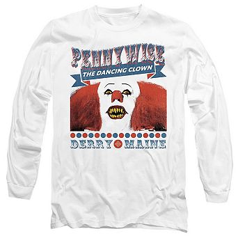 It 1990 The Dancing Clown Long Sleeve Adult T-shirt