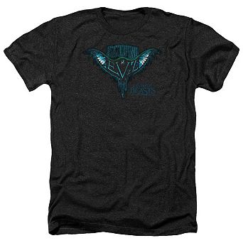 Fantastic Beasts Swooping Evil Adult Heather T-shirt