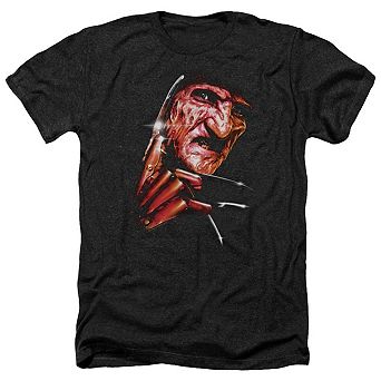 Nightmare On Elm Street Freddys Face Adult Heather T-shirt