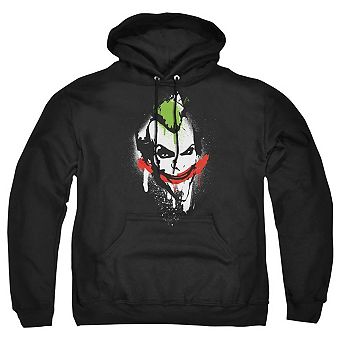 Batman Arkham City Spraypaint Smile Adult Pull Over Hoodie