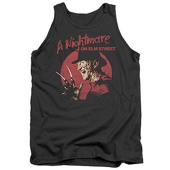 Nightmare On Elm Street Freddy Circle Adult Tank Top