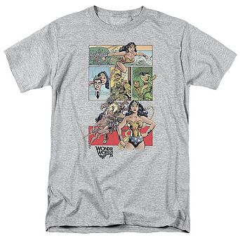 Wonder Woman75 Comic Page Short Sleeve Adult T-shirt