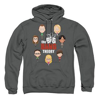 Big Bang Theory Emojis Adult Pull Over Hoodie